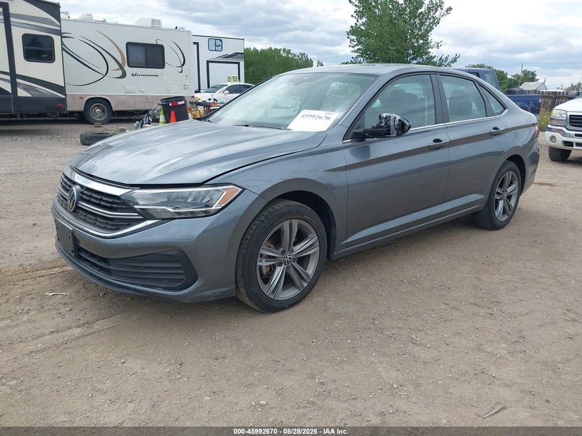 2024 Volkswagen Jetta, Right Rear, IAAI, VIN 3VWEM7BU5RM080308 — photo 2