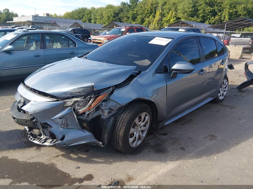 2020 Toyota Corolla, Left Side, IAAI, VIN JTDEPRAEOLJ102428 — photo 2