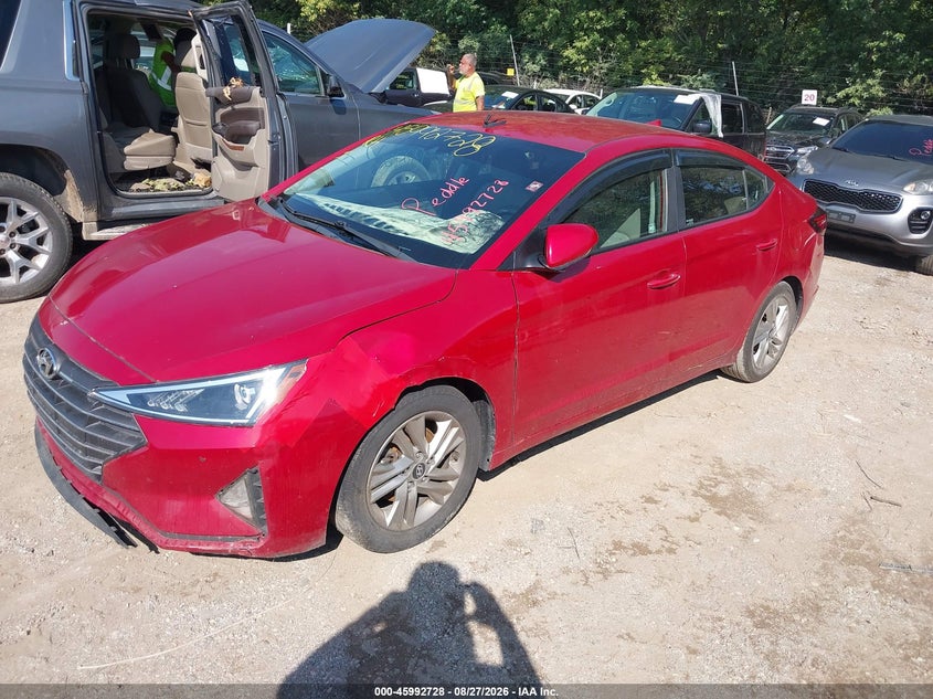 Vin: 5npd84lf6kh430932, lot: 46492053, hyundai elantra sel 20192