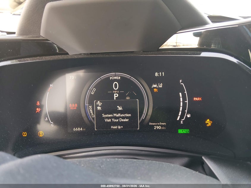 LEXUS NX 350H 2025 VIN 2T2GKCEZ5SC038894
