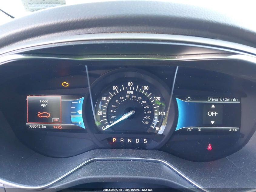 2016 FORD FUSION SEDAN 2.0L I-4 DI, DOHC, VVT, TURBO, REGULAR , 231HP