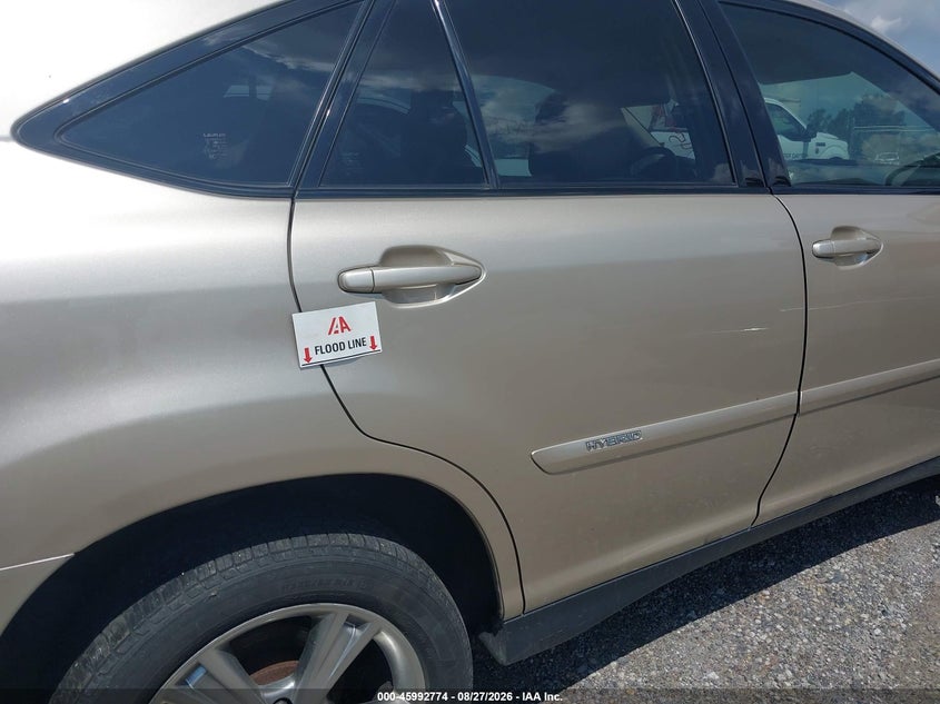 LEXUS RX 400H 2006 VIN JTJHW31U260004612