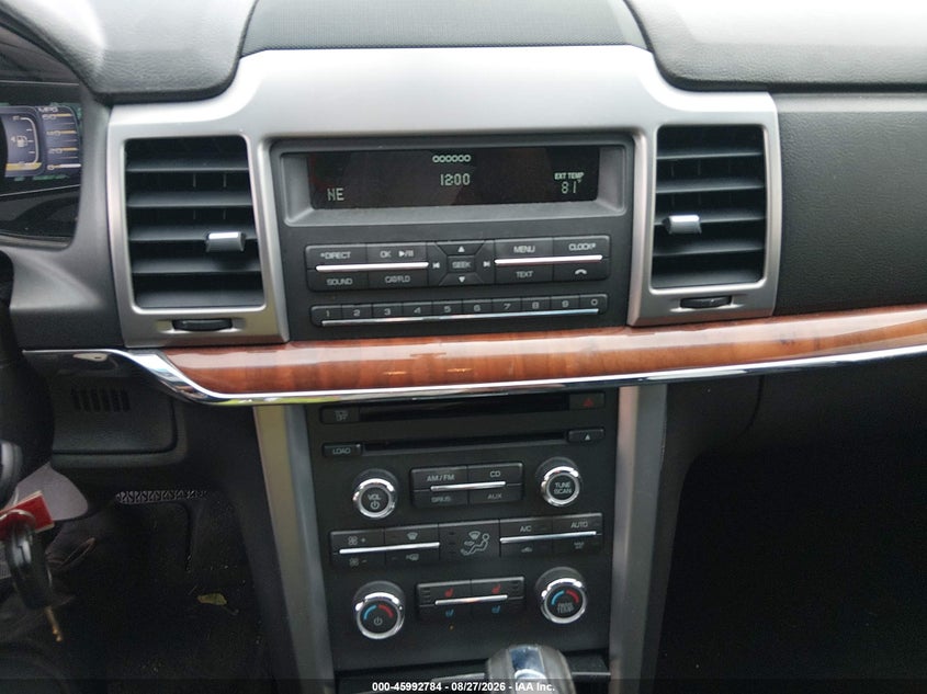 LINCOLN MKZ HYBRID 2012 VIN 3LNDL2L33CR819451