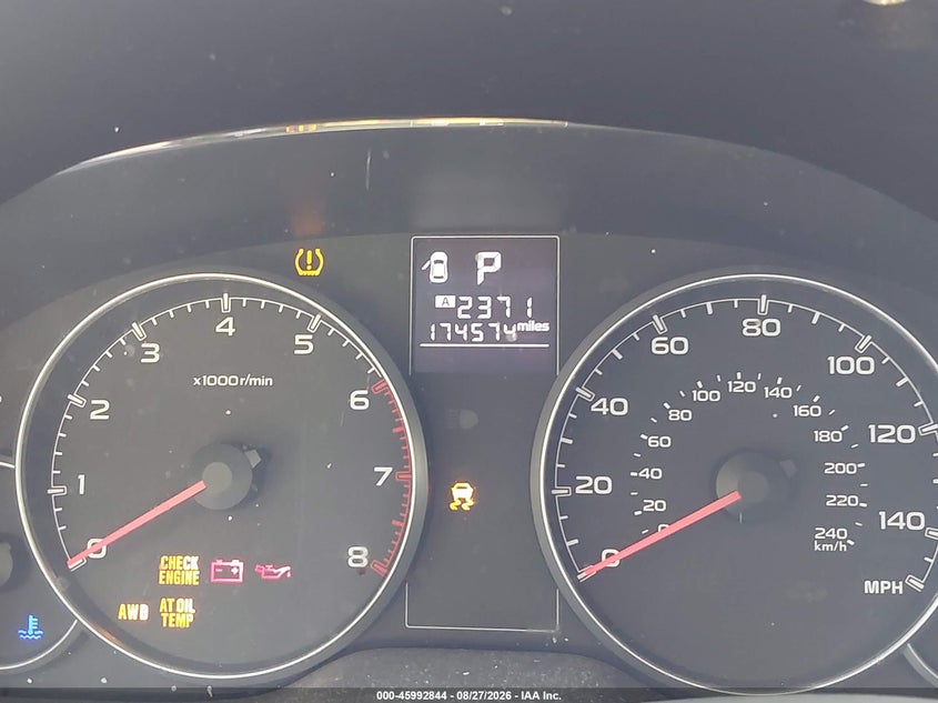 2014 SUBARU LEGACY auction photo 7