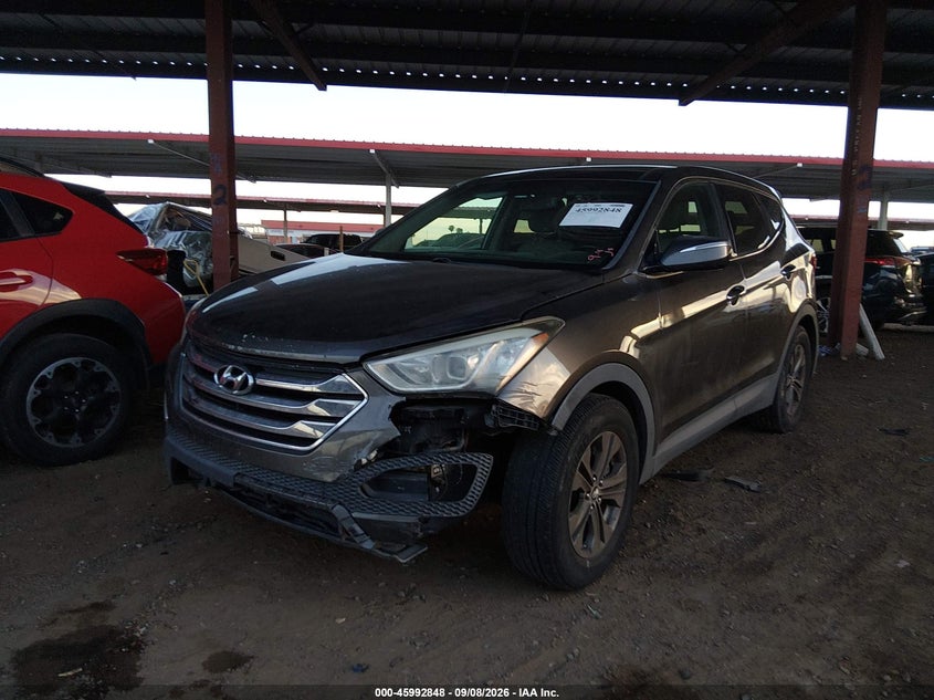 Vin: 5xyzudlb4dg004648, lot: 46492173, hyundai santa fe sport 20132