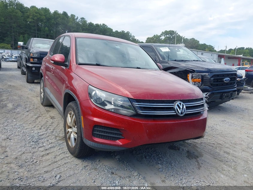 2014 Volkswagen Tiguan S VIN WVGAV3AX1EW110221