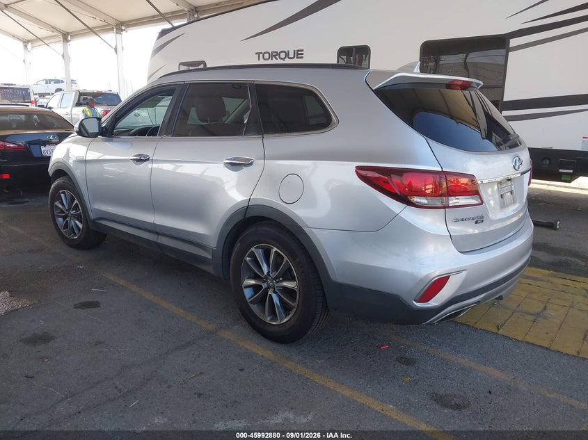 Vin: km8sn4hfxku303384, lot: 46492205, hyundai santa fe xl se 20193