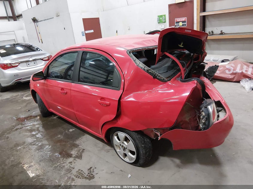 CHEVROLET AVEO 2008 VIN KL1TD56608B117062