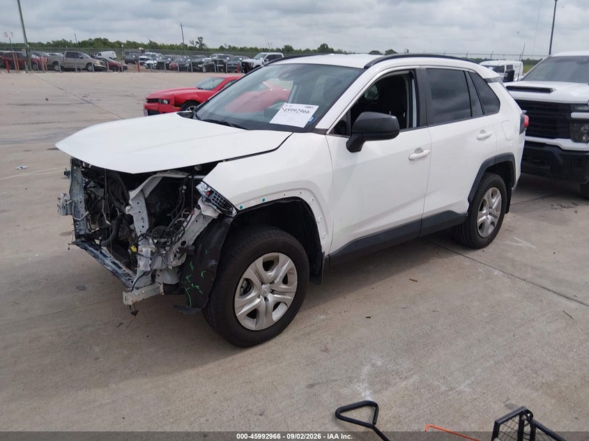 Vin: jtmh1rfv2md069875, lot: 46492291, toyota rav4 le 20212