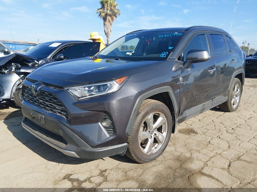 2019 Toyota RAV 4, Лівий бік, IAAI, VIN JTMDWRFV4KD521984 — фото 2