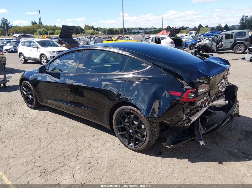 Vin: 5yj3e1eb5nf108203, lot: 46492304, tesla model 3 long range dual motor all-wheel drive 20223