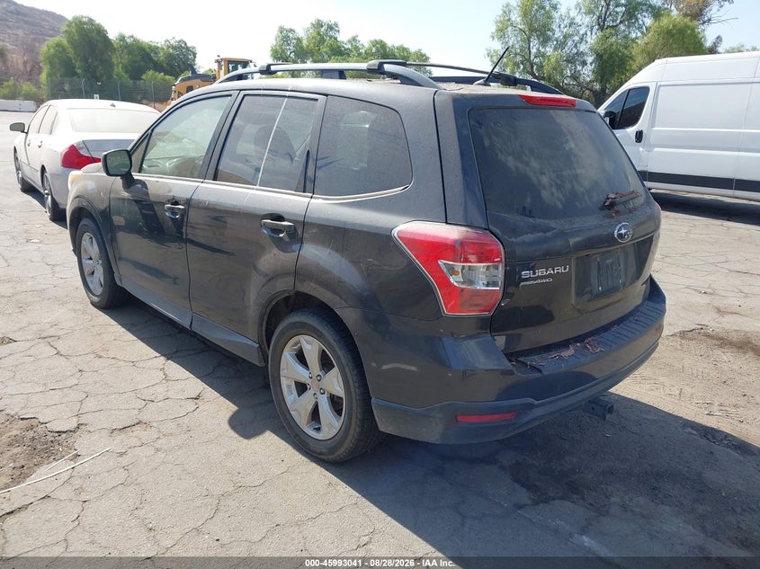 2015 SUBARU FORESTER auction photo 3