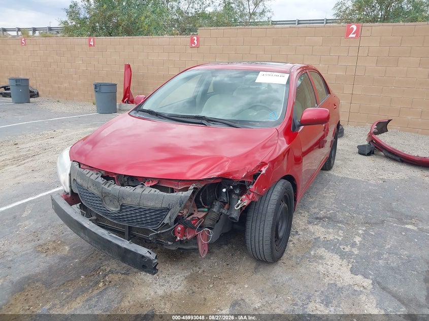 2010 Toyota Corolla, Left Front, IAAI, VIN 1NXBU4EE7AZ369713 — photo 2