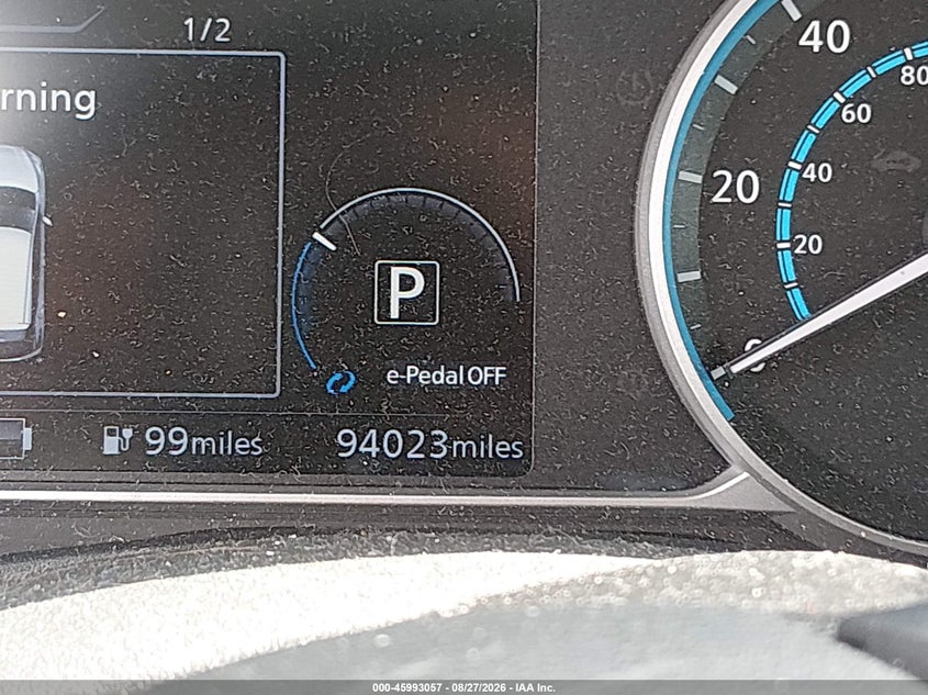 NISSAN LEAF 2019 VIN 1N4AZ1CP9KC306307