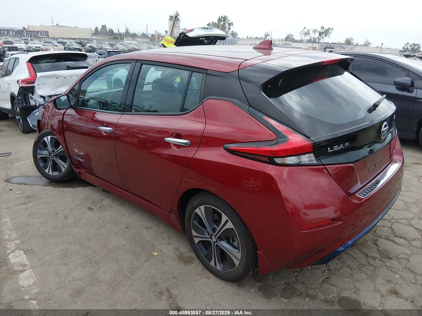 Vin: 1n4az1cp9kc306307, lot: 46492382, nissan leaf sl 20193
