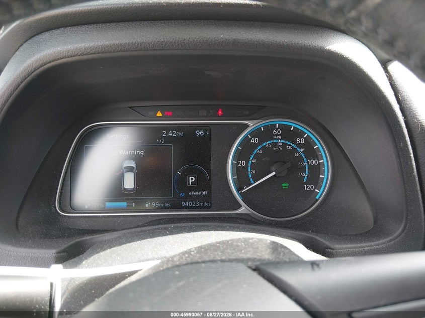 NISSAN LEAF 2019 VIN 1N4AZ1CP9KC306307