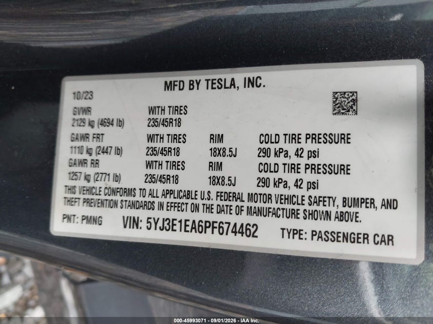 TESLA MODEL 3 - zdjęcie 9