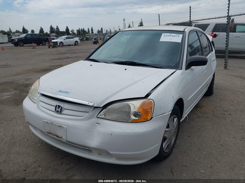 2003 Honda Civic, Rear, IAAI, VIN 2HGES16543H624538 — photo 2