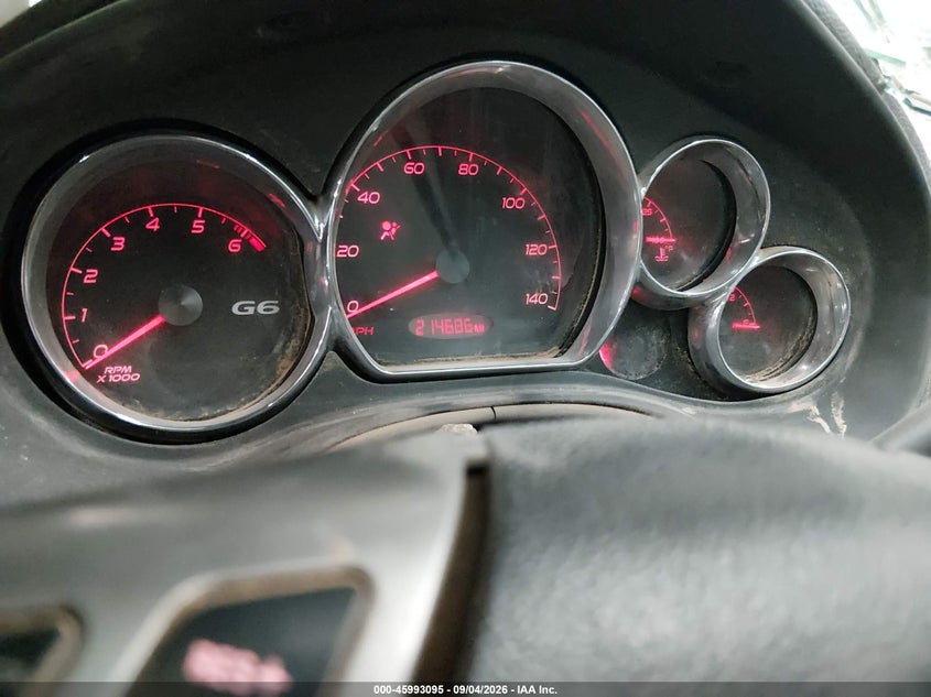 PONTIAC G6 2006 VIN 1G2ZG558364241555