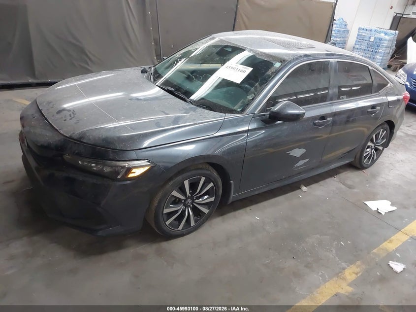 2023 Honda Civic, Right Side, IAAI, VIN 2HGFE1F76PH305466 — photo 2
