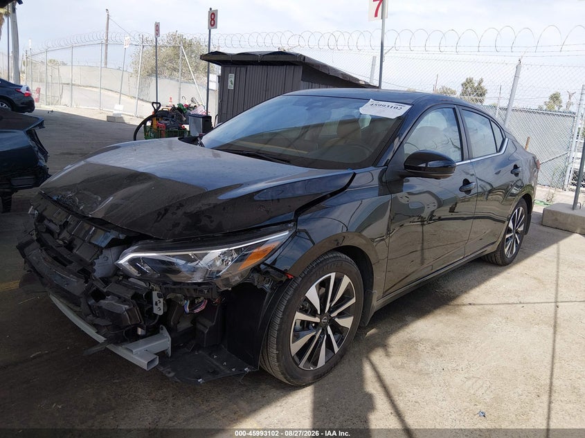 2024 Nissan Sentra, Удар спереду, IAAI, VIN 3N1AB8CV5RY287961 — фото 2