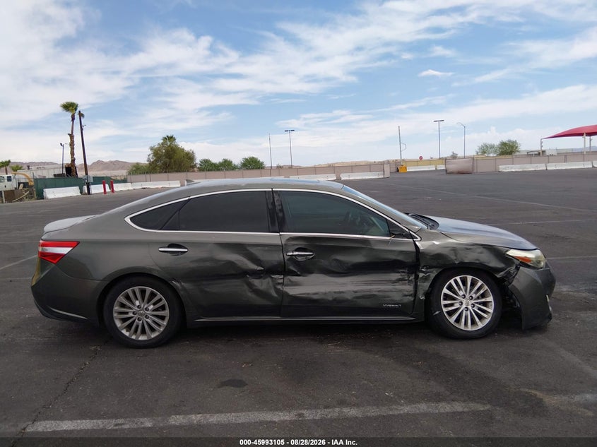 2013 TOYOTA AVALON SEDAN 2.5L I-4 DOHC, VVT, REGULAR , 156HP