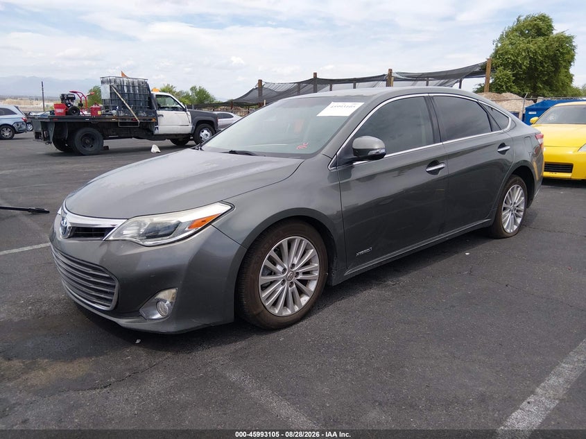 2013 TOYOTA AVALON SEDAN 2.5L I-4 DOHC, VVT, REGULAR , 156HP