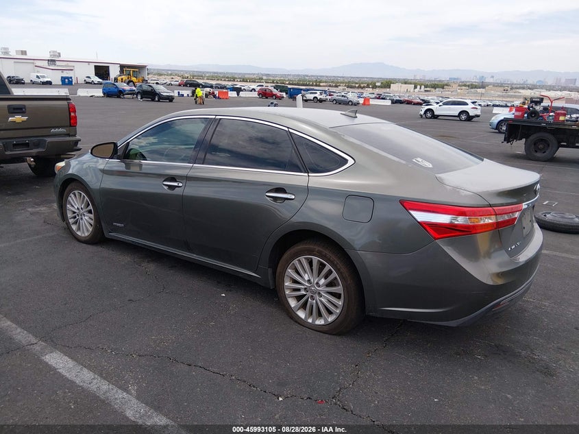 2013 TOYOTA AVALON SEDAN 2.5L I-4 DOHC, VVT, REGULAR , 156HP