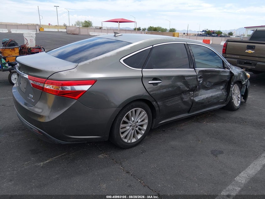 2013 TOYOTA AVALON SEDAN 2.5L I-4 DOHC, VVT, REGULAR , 156HP