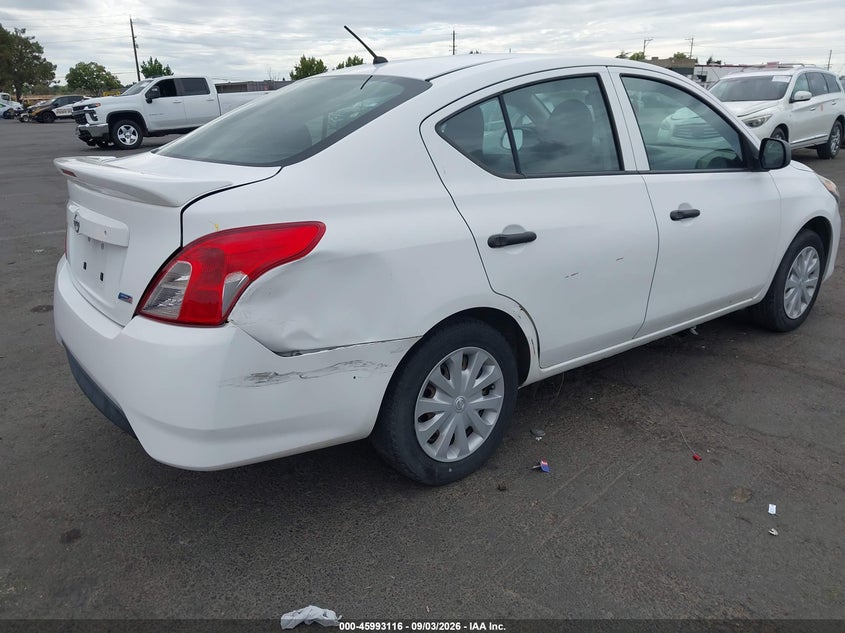 Vin: 3n1cn7ap5fl890271, lot: 46492441, nissan versa 1.6 s+ 20154