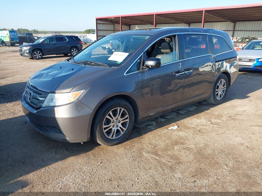 2013 Honda Odyssey, All Over, IAAI, VIN 5FNRL5H66DB029241 — photo 2