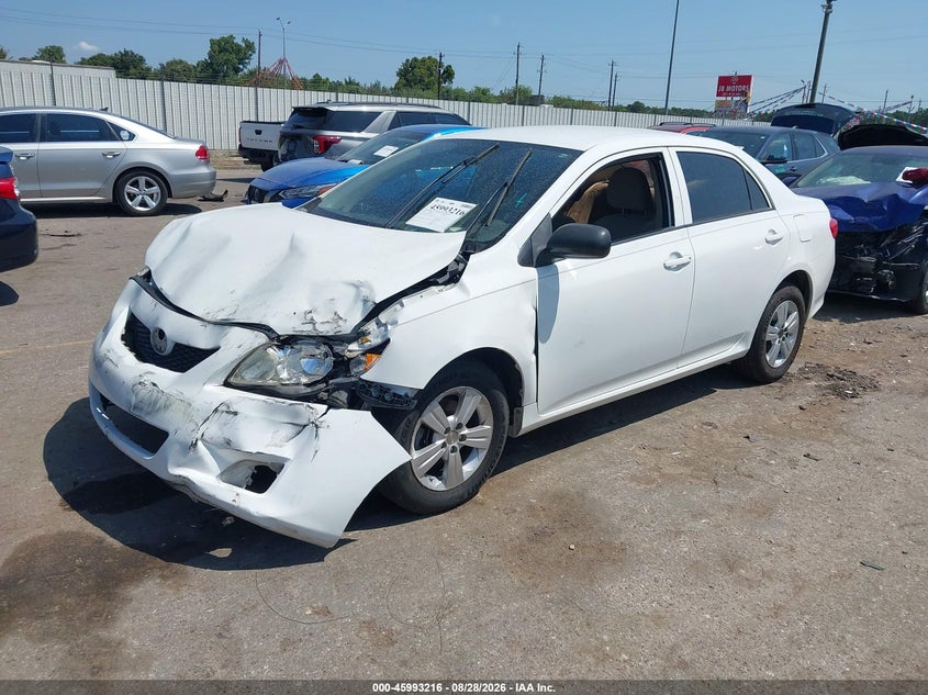 2010 Toyota Corolla, Front End, IAAI, VIN 1NXBU4EE3AZ355226 — photo 2