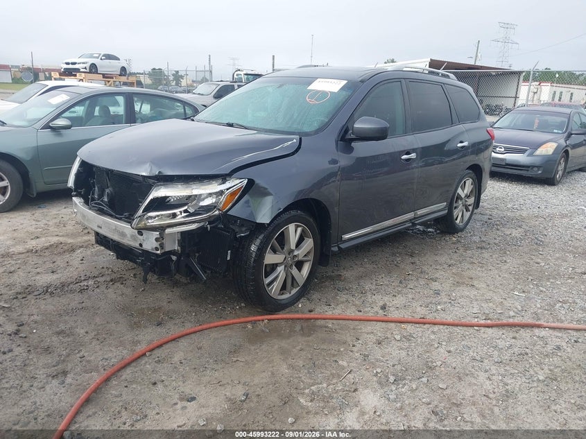 2014 Nissan Pathfinder, Звичайний знос, IAAI, VIN 5N1AR2MN4EC638121 — фото 2