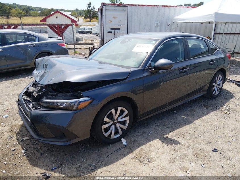 2024 Honda Civic, Front End, IAAI, VIN 2HGFE2F27RH577828 — photo 2