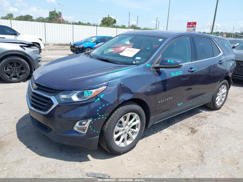 2019 Chevrolet Equinox, Rear, IAAI, VIN 3GNAXKEVXKL214068 — photo 2