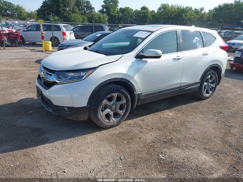 2018 Honda Cr-V Ex-L/Ex-L Navi, Обычный износ, IAAI, VIN 5J6RW2H8XJL001436 — фото 2