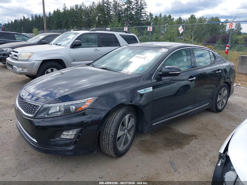 2014 KIA OPTIMA HYBRID auction photo 2