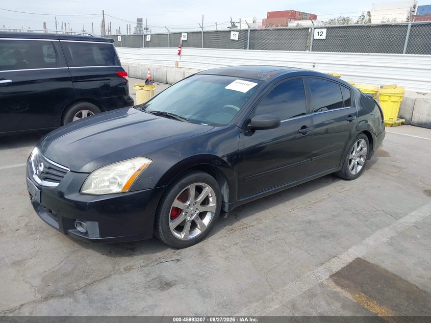 2007 Nissan Maxima, Rear, IAAI, VIN 1N4BA41E97C833849 — photo 2