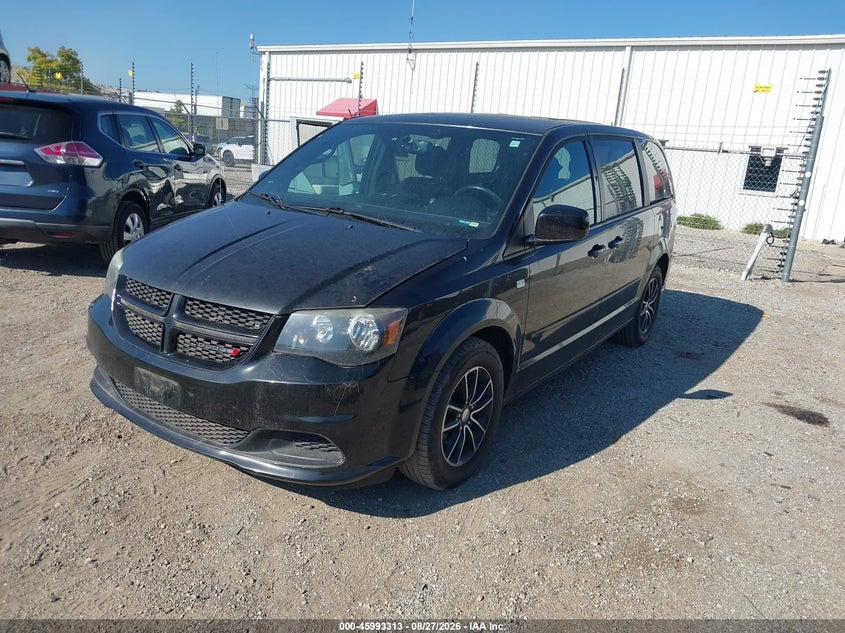 2014 Dodge Caravan, Обычный износ, IAAI, VIN 2C4RDGBG5ER365799 — фото 2