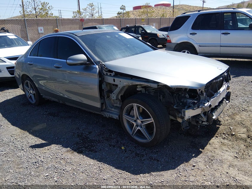 2015 Mercedes-Benz C 300 Sport 4Matic, Right Front, IAAI, VIN 55SWF4KB1FU029644