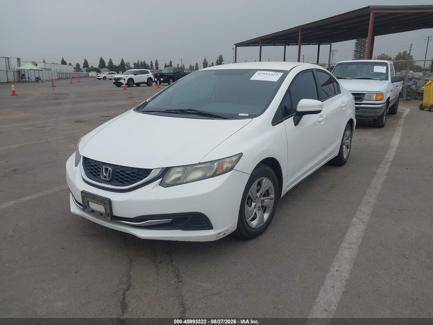 2014 Honda Civic, Normal Wear & Tear, IAAI, VIN 19XFB2F57EE216414 — photo 2