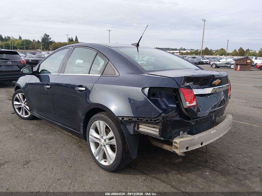 Vin: 1g1pg5sb2e7302953, lot: 46492653, chevrolet cruze ltz 20143
