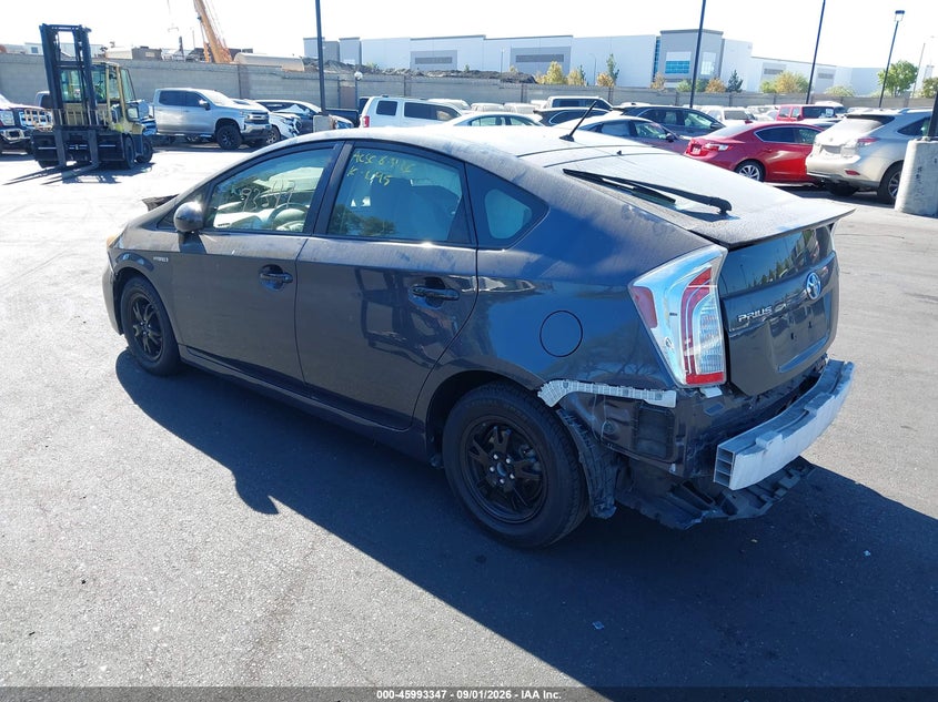 Vin: jtdkn3du9f1872656, lot: 46492672, toyota prius two 20153