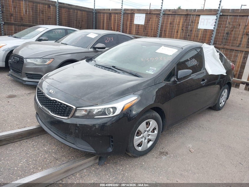 Vin: 3kpfk4a72he127245, lot: 46492677, kia forte lx 20172