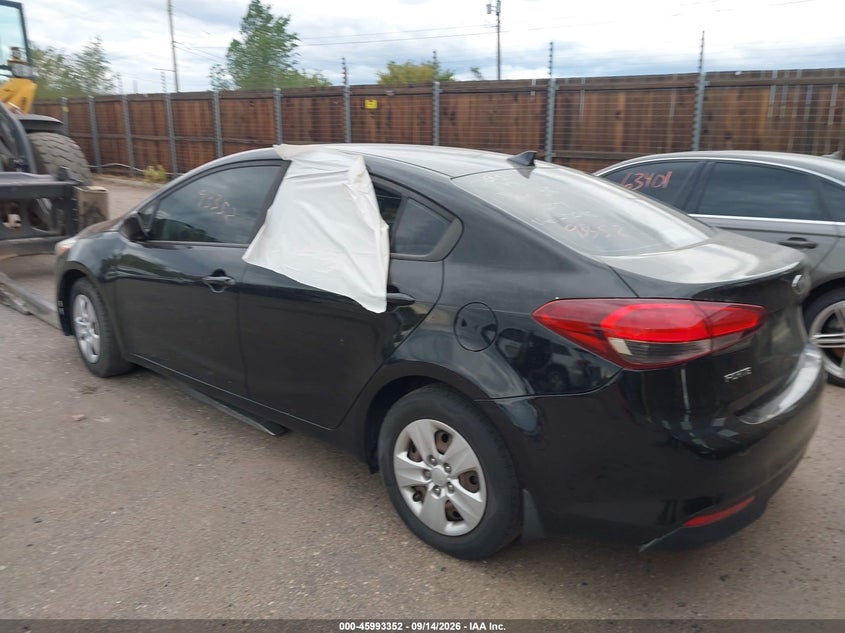 Vin: 3kpfk4a72he127245, lot: 46492677, kia forte lx 20173