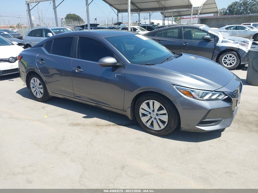 2020 Nissan Sentra S Xtronic Cvt, Left Side, IAAI, VIN 3N1AB8BV1LY294530