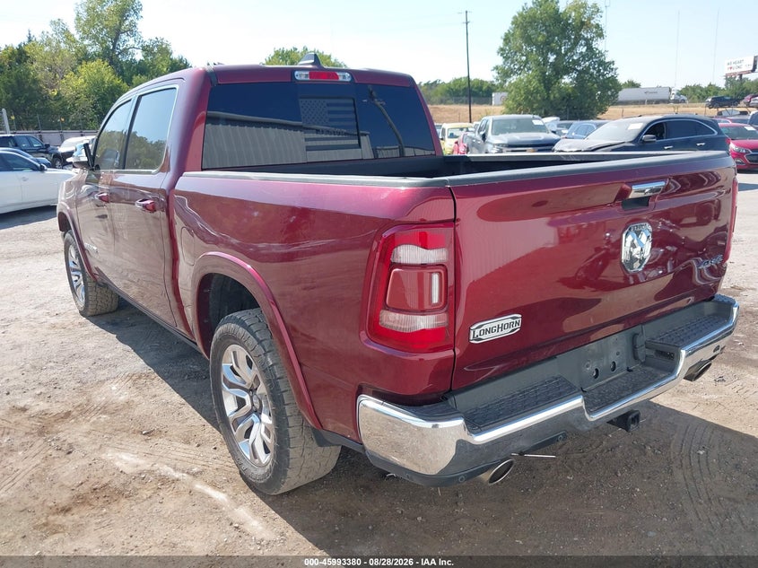 Vin: 1c6srfkt7kn563407, lot: 46492705, ram 1500 longhorn  4x4 5'7 box 20193