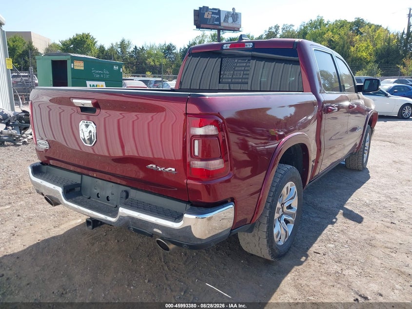 Vin: 1c6srfkt7kn563407, lot: 46492705, ram 1500 longhorn  4x4 5'7 box 20194