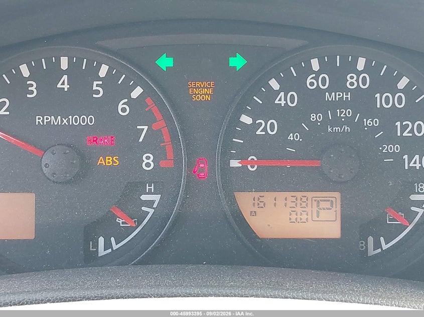 NISSAN XTERRA 2008 VIN 5N1AN08W38C512419