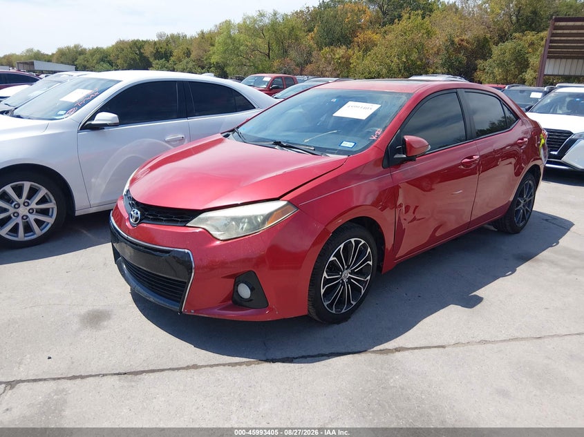 2015 TOYOTA COROLLA SEDAN 1.8L I-4 DOHC, VVT, REGULAR , 132HP